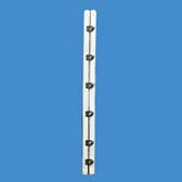 Korzett fűzőkapocs, 34 cm hosszú - WHITE (fehr)